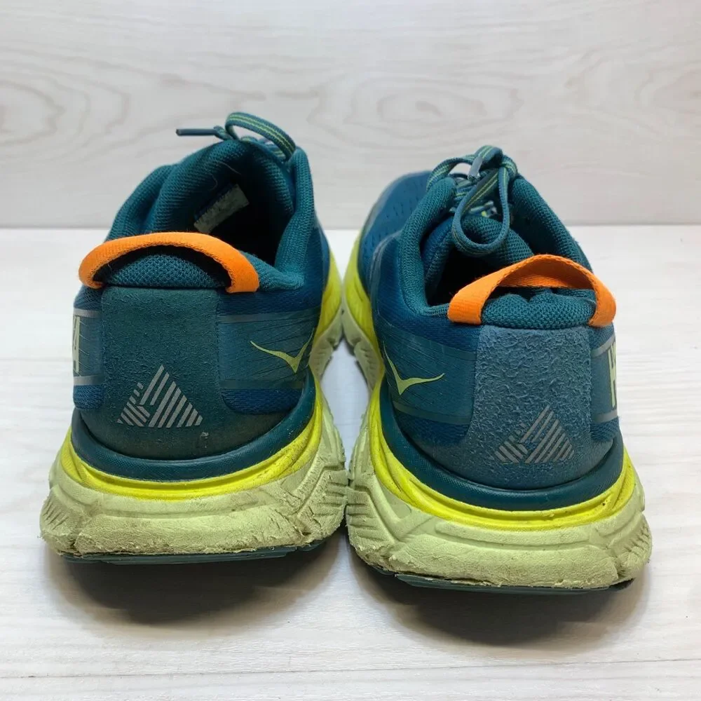 HOKA ONE‎ ONE Stinson ATR 6 Men’s Trail Running Shoes Blue Yellow Size 13